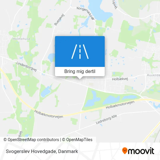 Svogerslev Hovedgade kort