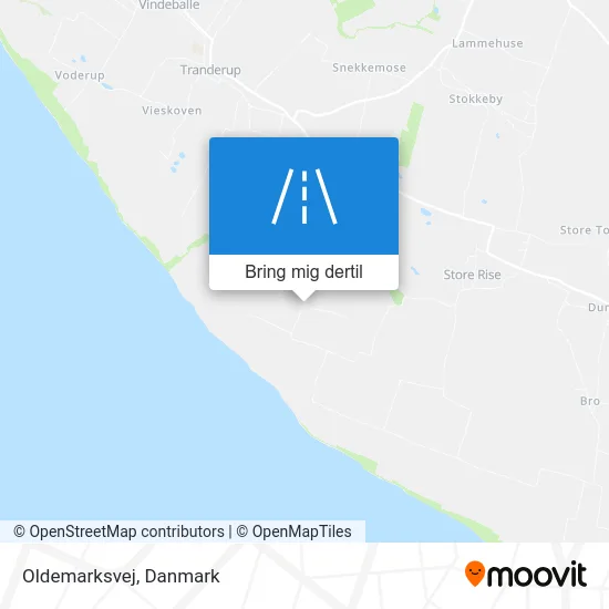 Oldemarksvej kort