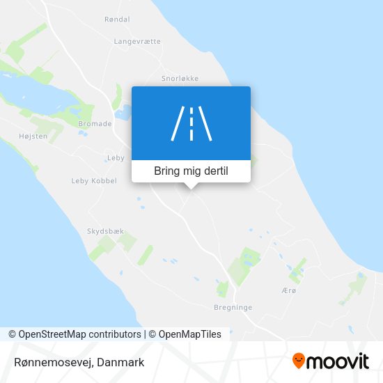 Rønnemosevej kort