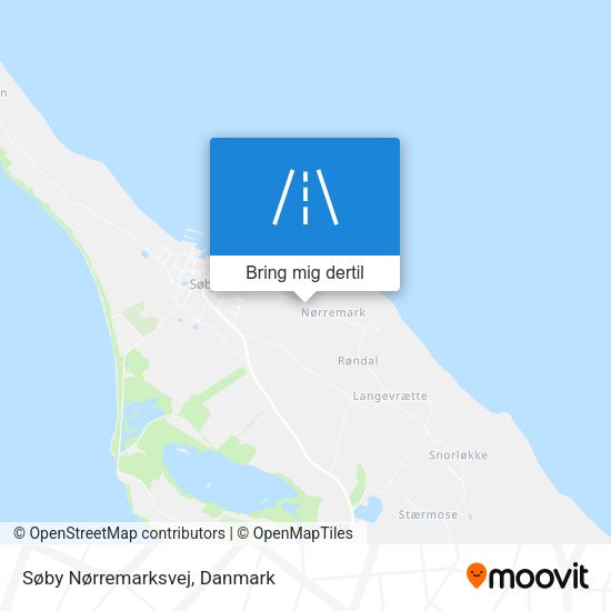 Søby Nørremarksvej kort