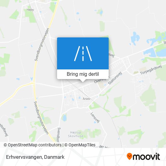 Erhvervsvangen kort