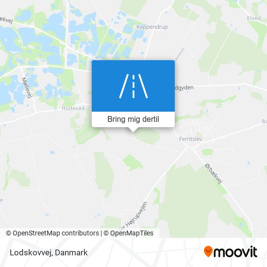 Lodskovvej kort