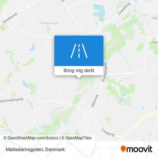 Mølledamsgyden kort