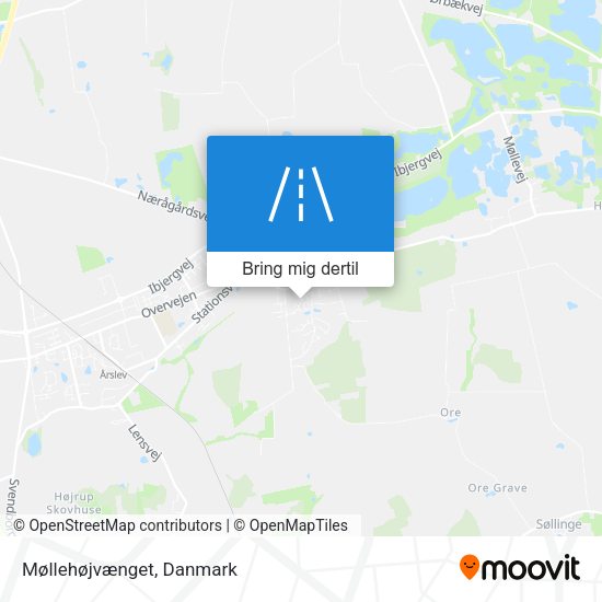 Møllehøjvænget kort