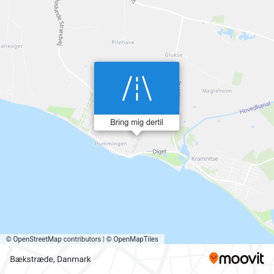 Bækstræde kort