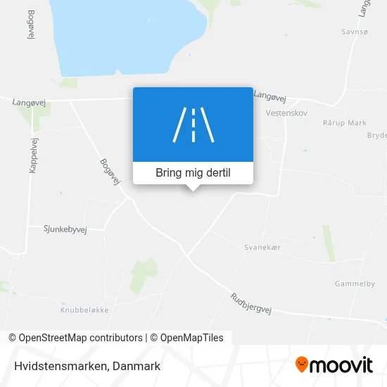 Hvidstensmarken kort