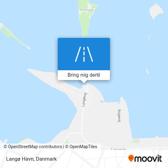 Langø Havn kort