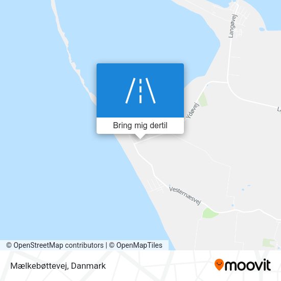 Mælkebøttevej kort