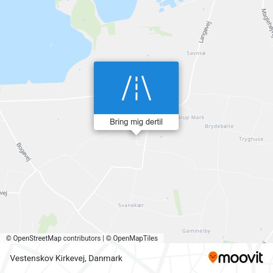 Vestenskov Kirkevej kort