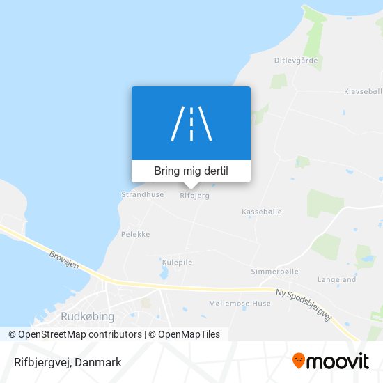 Rifbjergvej kort