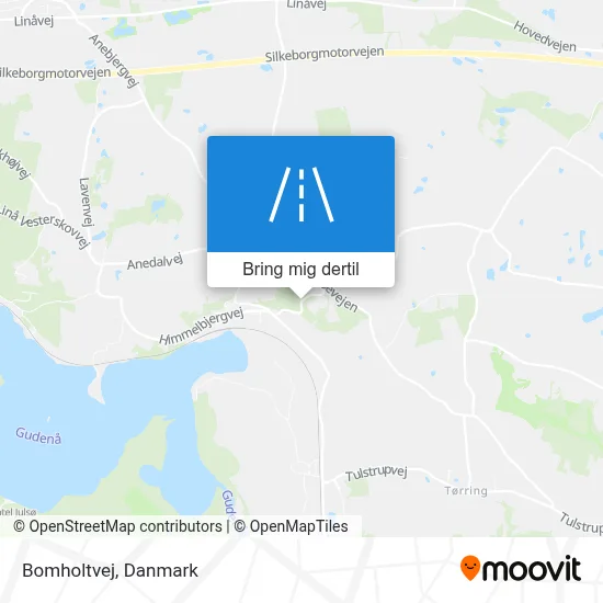 Bomholtvej kort