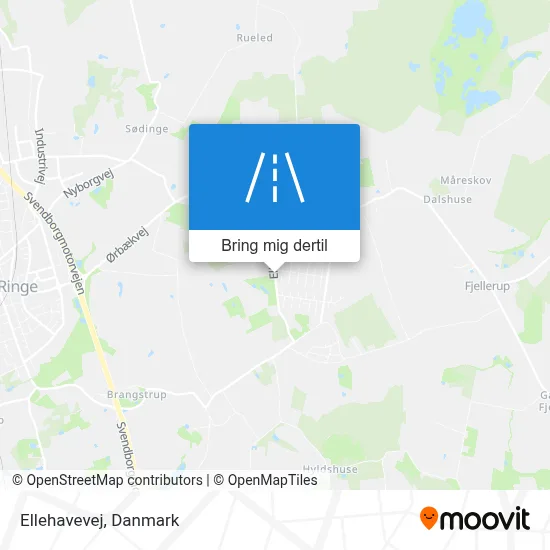 Ellehavevej kort