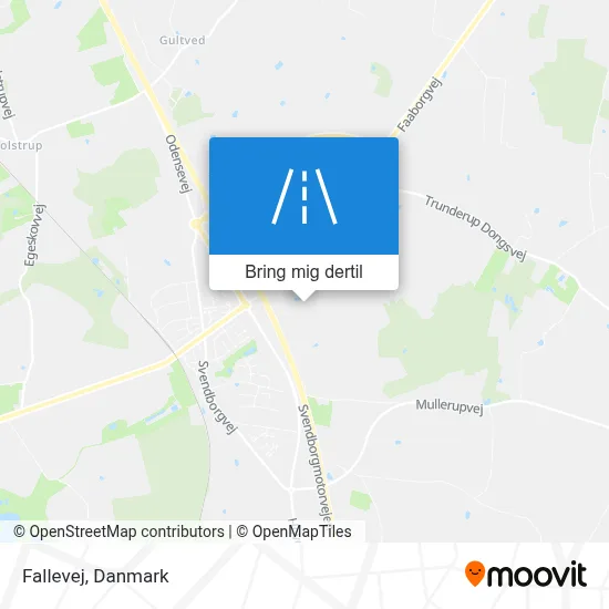 Fallevej kort