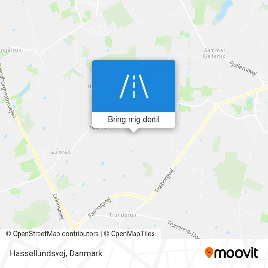 Hassellundsvej kort