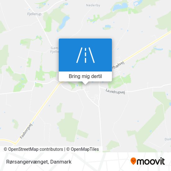 Rørsangervænget kort