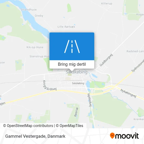 Gammel Vestergade kort