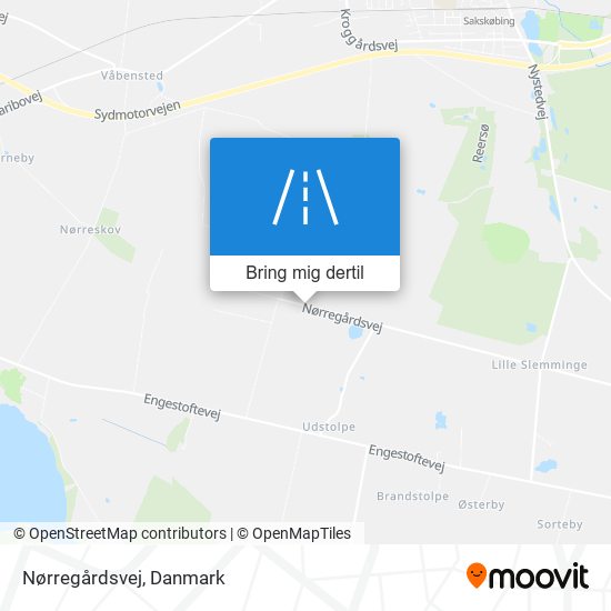 Nørregårdsvej kort