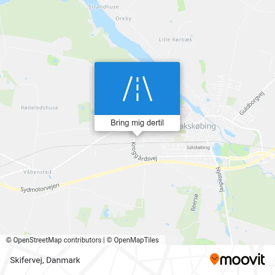 Skifervej kort
