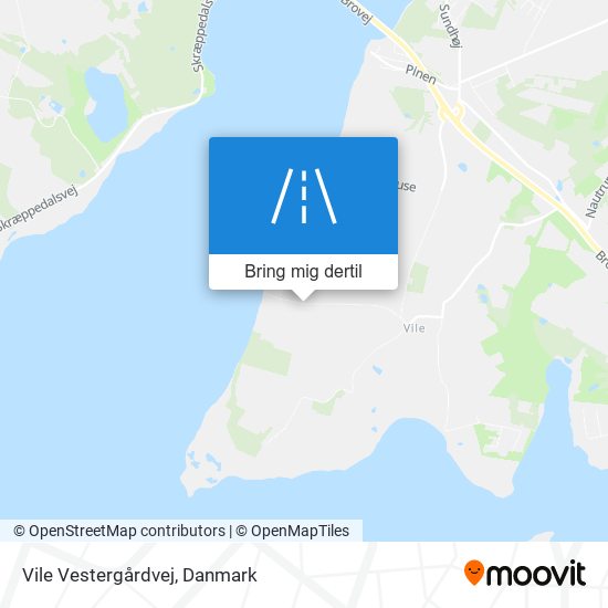 Vile Vestergårdvej kort