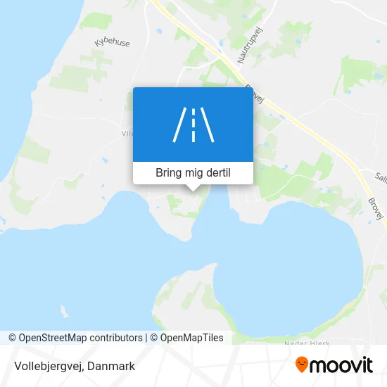 Vollebjergvej kort