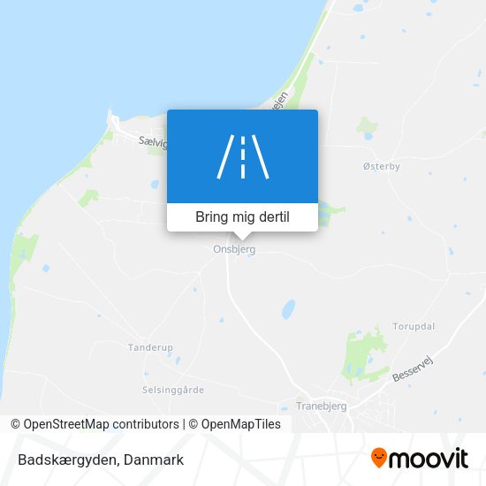 Badskærgyden kort