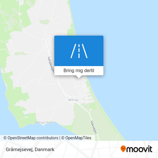 Gråmejsevej kort