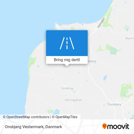 Onsbjerg Vestermark kort