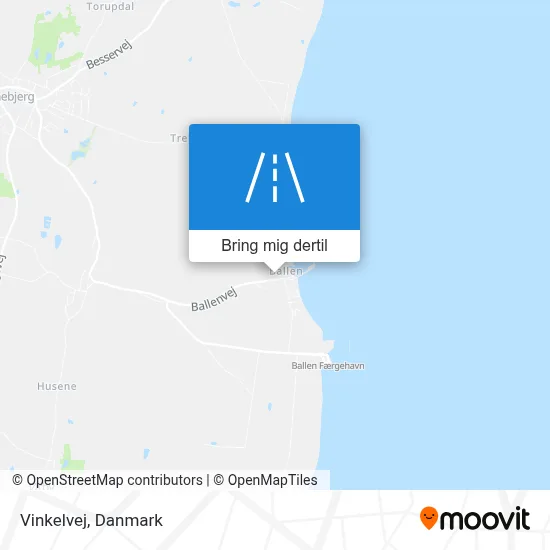 Vinkelvej kort