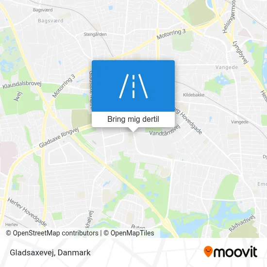 Gladsaxevej kort