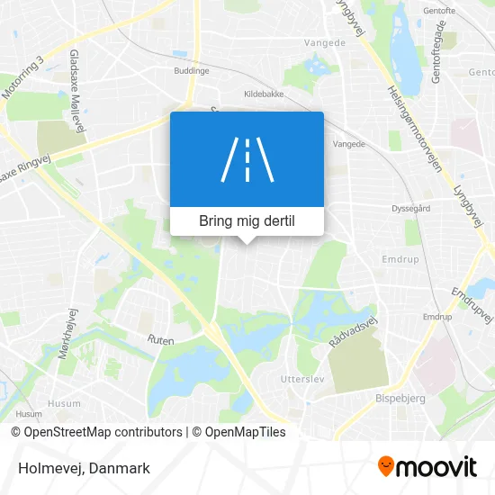 Holmevej kort