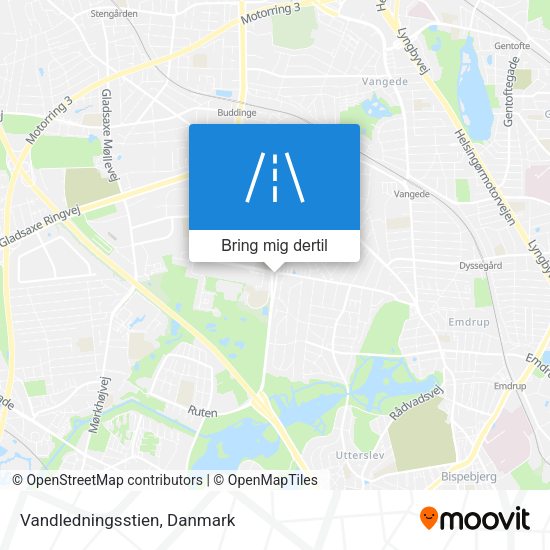 Vandledningsstien kort