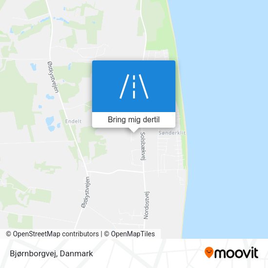 Bjørnborgvej kort