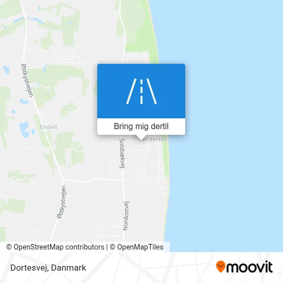 Dortesvej kort