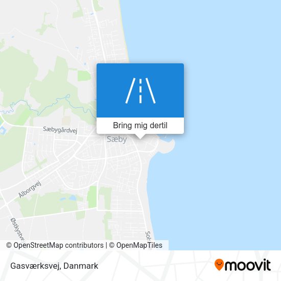 Gasværksvej kort
