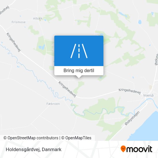 Holdensgårdvej kort