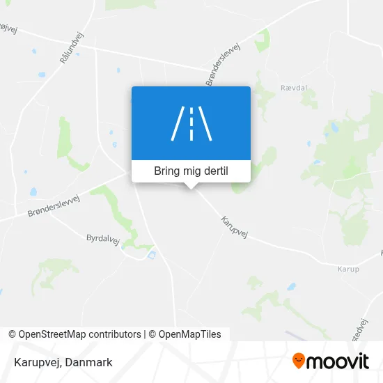 Karupvej kort