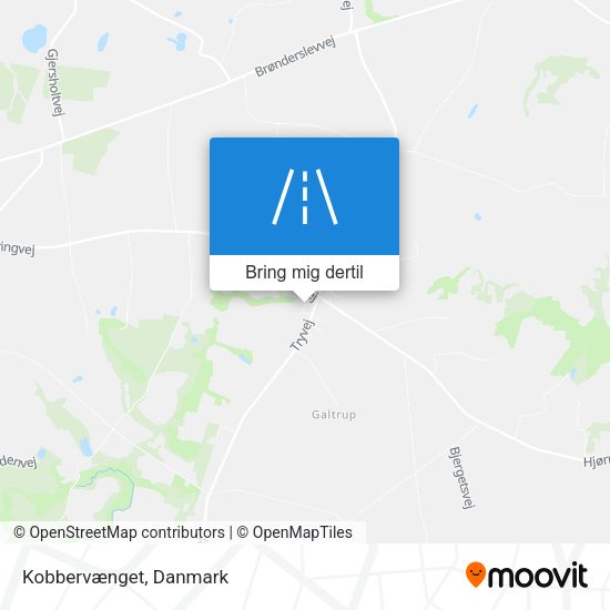 Kobbervænget kort