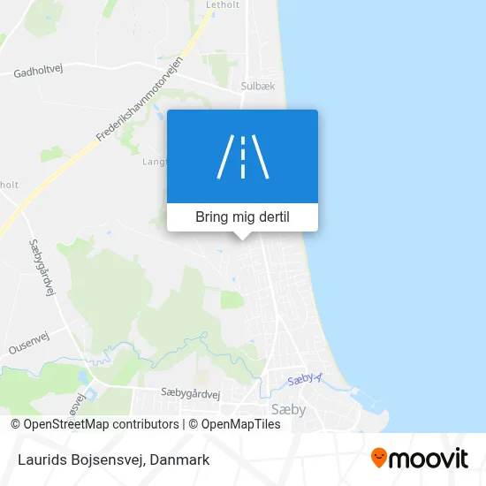 Laurids Bojsensvej kort