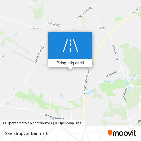 Skølstrupvej kort