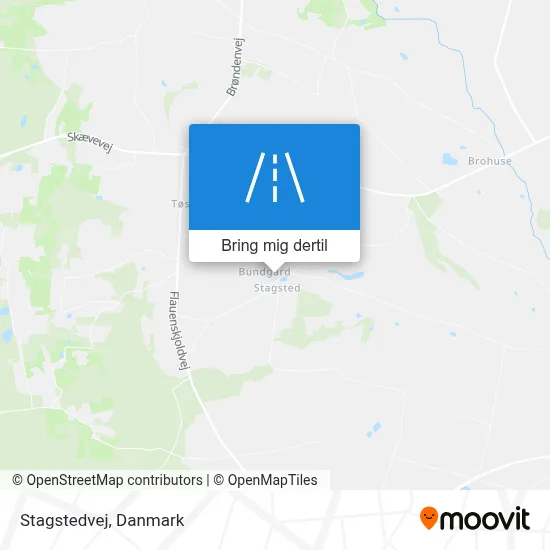 Stagstedvej kort