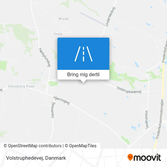Volstruphedevej kort