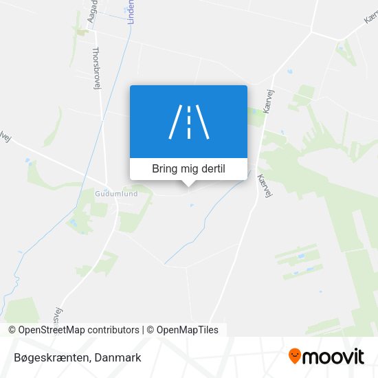 Bøgeskrænten kort