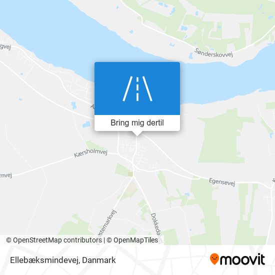 Ellebæksmindevej kort
