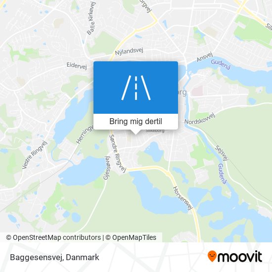 Baggesensvej kort