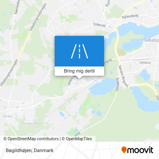 Bøgildhøjen kort