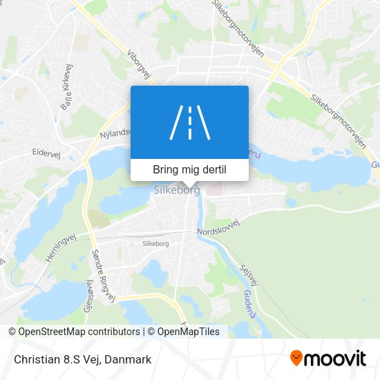 Christian 8.S Vej kort