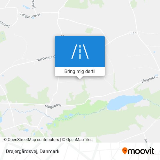 Drejergårdsvej kort