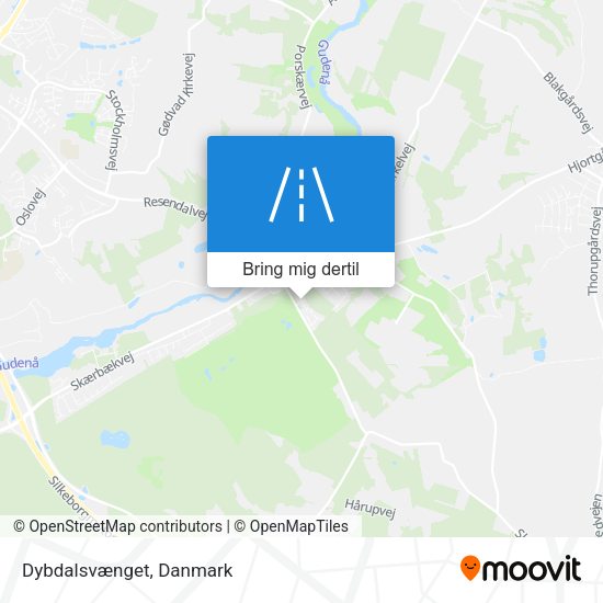 Dybdalsvænget kort