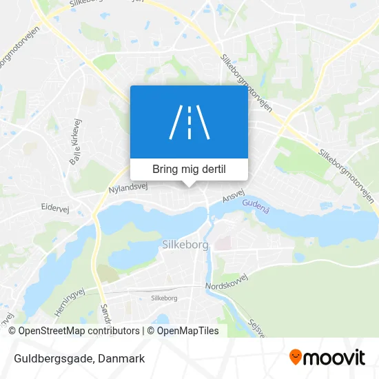 Guldbergsgade kort
