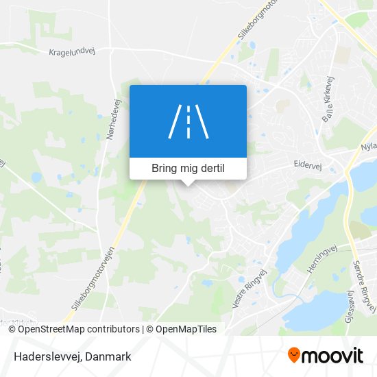 Haderslevvej kort